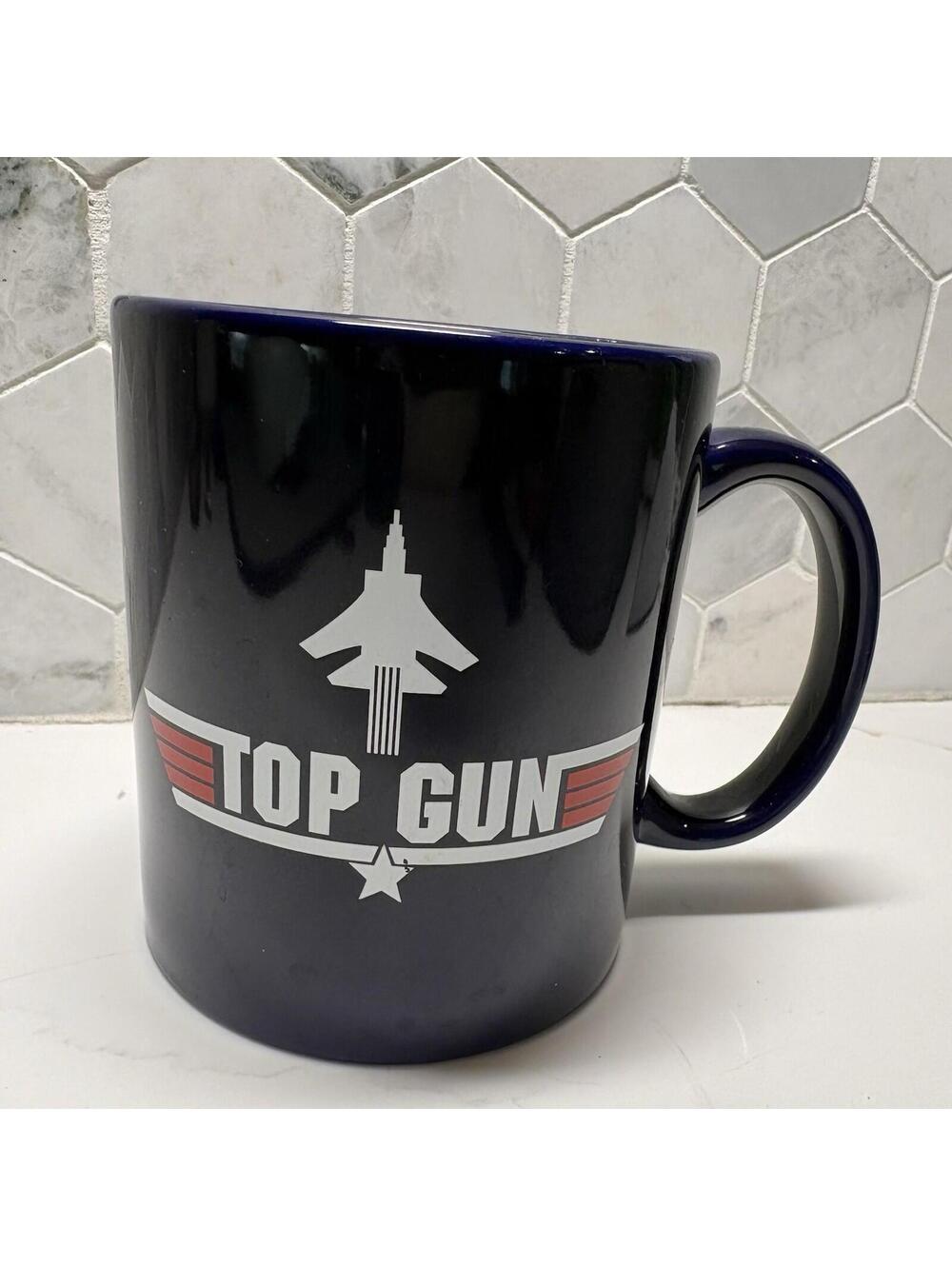 Top Gun Maverick Ceramic Camper Mug, US Navy Airplane Tom Cruise Coffee Tea Cup